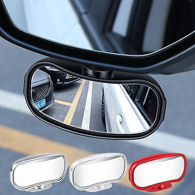 2×Car Blind Spot Mirror Wide Angle Add On Rear Side Universal Large View Mirror $14.55