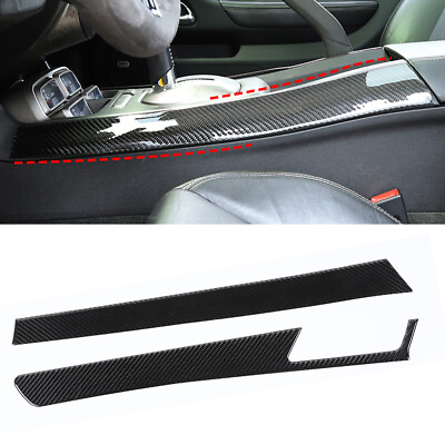 Real Carbon Gear Shift Side Panel Trim Cover Sticker For Chevy Camaro 2012 2015 $46.99