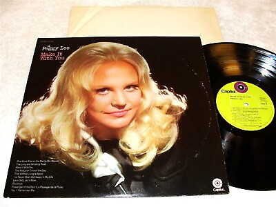 #ad Peggy Lee quot;Make It With Youquot; 1970 Pop LP Nice NM Stereo Orig Capitol #ST 622 $7.95