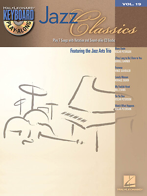 #ad Jazz Classics Keyboard Play Along Vol 19 Piano Sheet Music Songs Book CD $14.99