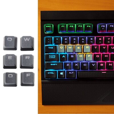 #ad FPS Texture Non slip Key ABS Backlit Gaming Keyboard Keycap Best for Gamers $9.91