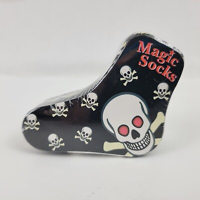 #ad #ad Sealed Pirate Pattern Magic Socks Expand in Water Skull amp; Crossbones Halloween $8.95