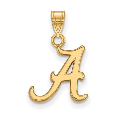14k Yellow Gold LogoArt University of Alabama Letter A Small Pendant 0.71g $208.00