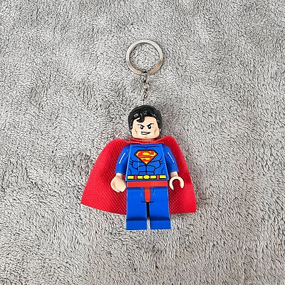 2013 The Lego group Superman large mini figure keychain flashlight $14.97