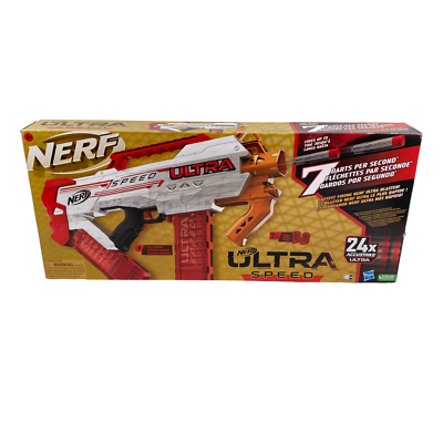 #ad Nerf Ultra Speed Motorized Blaster 24 Nerf AccuStrike Ultra Darts New $59.95