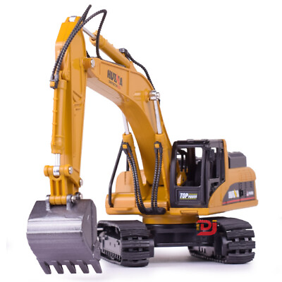 #ad High Simulation 1: 50 Alloy Excavator Toys Engineering Vehicle Diecast Model $26.99