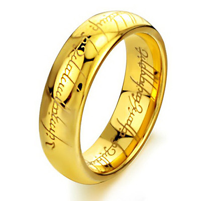 #ad Lord of the Rings The One Ring Lotr Stainless Steel Fashion Men#x27;s Ring Size 6 13 C $2.99