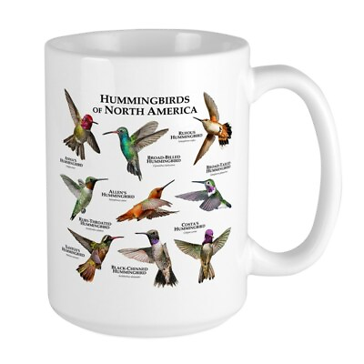 #ad CafePress Hummingbirds Of North America Large Mug 580600456 $17.99
