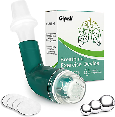 #ad Breathing Exercise Device for Lungs Lung Expansion and Mucus Relief Device Por $72.99