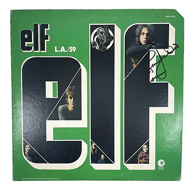 #ad Ronnie James Dio Signed Autographed Elf L.A. 59 1974 Vinyl Album RARE $500.00