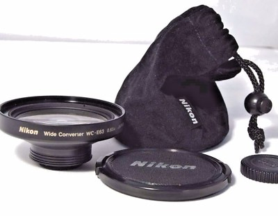 #ad Nikon Wide angle Converter WC E 63 lens Used but mint condition $38.99