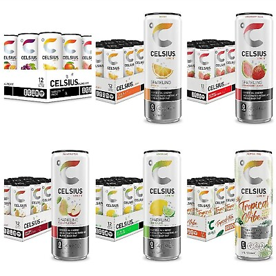 #ad #ad CELSIUS Assorted Flavors Variety Functional Essential Energy Drinks 12 Fl Oz $20.95