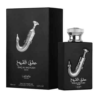 #ad Ishq Al Shuyukh Sliver by Lattafa Pride EDP Spray Unisex 3.4oz New Sealed Box $34.83