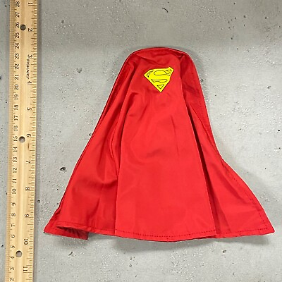 SU MF C SUP2: Two Tone Red Wired Cape with logo for 7quot; McFarlane Superman $19.99