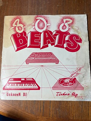 #ad The Unknown DJ 808 Beats Vinyl 12” Techno Hop Records THR 2 1984 US VG $11.95