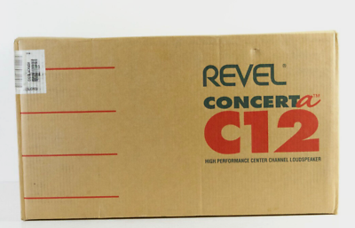 #ad New Sealed Revel Concerta C12 Bookshelf Center Speaker Black Ash m151 $443.99