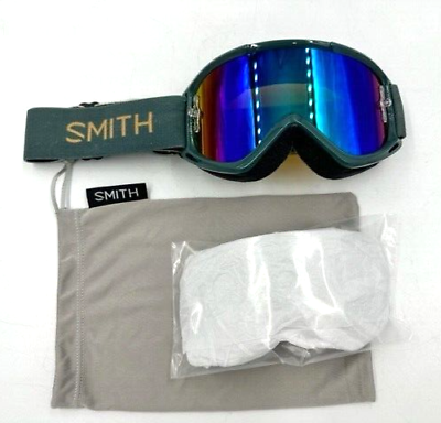 #ad Smith Optics Fuel V.1 Downhill Goggle Spruce Safari Sol X Mirror M0083030Z991Y $35.15