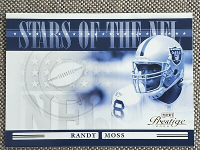 #ad RANDY MOSS 2006 Playoff Prestige quot;STARS OF THE NFLquot; Football INSERT Card #9 HOF $2.99