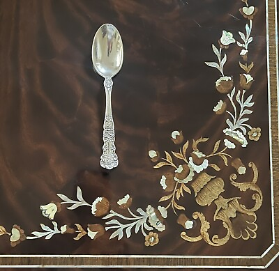 #ad Gorham Silver Sterling Buttercup Teaspoon with Monogram quot;Squot; $38.00