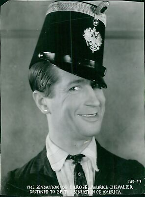 #ad Maurice Chevalier the sensation of Europe des... Vintage Photograph 4981905 $33.90