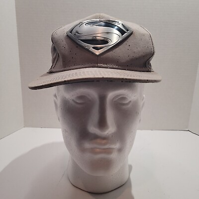 Grey Superman Hat One Size Fits All $1.00