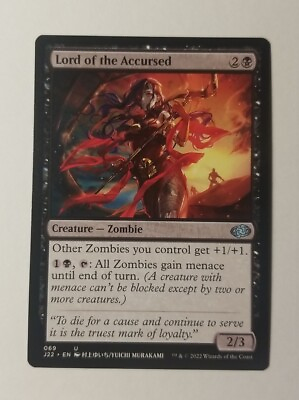 MTG 1x Lord of the Accursed NM Jumpstart 2022 Anime Art Zombie Commander Deck $1.49