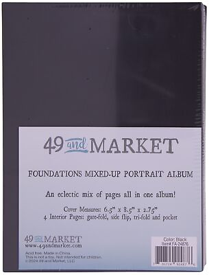 #ad 49 amp; Market Foundations Mixed Up Album Portrait Black $18.15