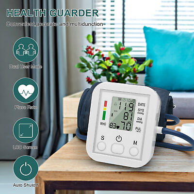 Arm Blood Pressure Monitor Digital BP Cuff Upper Arm Automatic Machine US $11.19