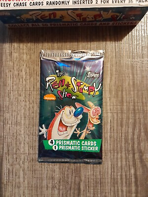 #ad 1993 Topps The Ren amp; Stimpy Show Pack $5.00