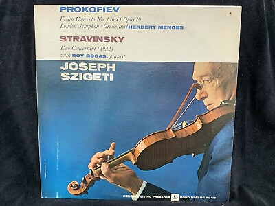 #ad JOSEPH SZIGETI violin PROKOFIEV Cto amp; STRAVINSKY MERCURY Living Presence LP $35.00