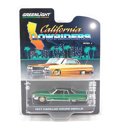 Greenlight 1971 Cadillac Coupe DeVille 63060 California Lowriders 1:64 $6.99