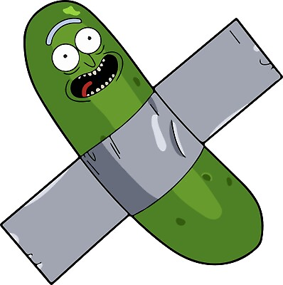 #ad PICKLE RICK TAPE 3M STICKER DECAL RICK SANCHEZ RICK AND MORTY TRUCK WINDOW CAR $3.49