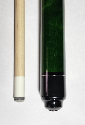 #ad GREEN STAIN L3 LUCKY MCDERMOTT BILLIARD GAME POOL TABLE MAPLE CUE STICK 19 oz $90.00