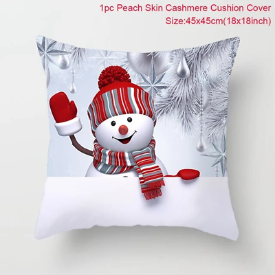 #ad Merry Christmas Cushion Cover Christmas Decorations for Home 2023 Christmas Orna $33.95
