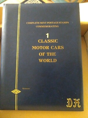 Complete Set Of Classic Motor Cars Of The World Vol.1 And 2 Postage Stamps $139.00