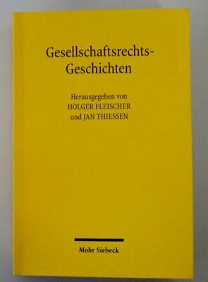 #ad Gesellschaftsrechts geschichten Paperback by Fleischer Holger EDT ; Thiess... $141.61