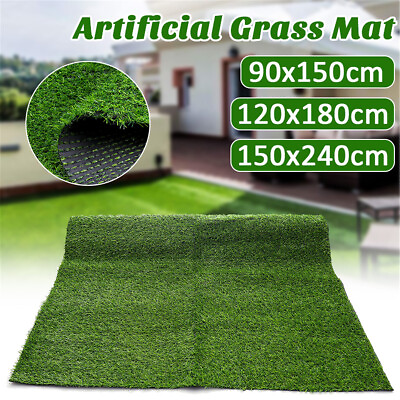#ad #ad 20mm Height Artificial Turf Grass Roll Carpet Mat Rug Synthetic Landscape Garden $29.78