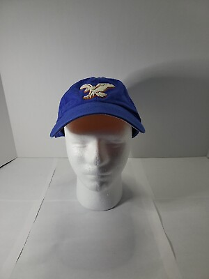 #ad American Eagle Outfitters Bird Logo Baseball Hat Cap Blue Adjustable Strap EUC $12.99