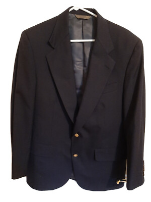 Men#x27;s Vintage Nordstrom Plus One Suit Jacket Blazer 100% Wool $29.99