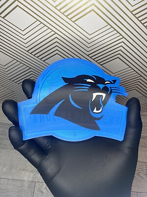 #ad NFL Carolina Panthers 3D Lenticular Motion Sticker Car Decal Peeker $8.25