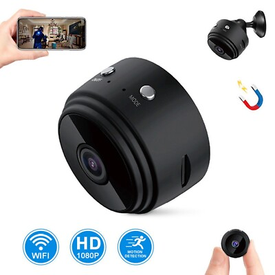 #ad Mini Wireless Camera Wifi IP Home Security Night Vision HD 1080P Smart Nanny Cam $23.22