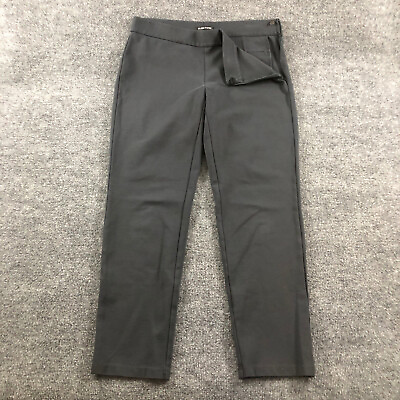 #ad Eileen Fisher Side Zip Pants Womens Small Black Breathable Stretch Pockets 32x31 $7.19