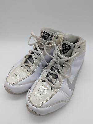 Nike Women Shoe Zoom Air Shox Size 7.5 White Basketball Sneaker $8.99