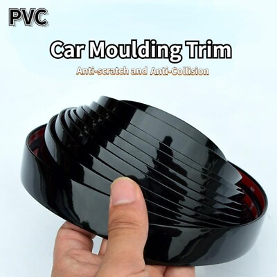 #ad 5M Universal Self adhesive Car Moulding Strip Trim Protector Edge Scratch Trim $17.09