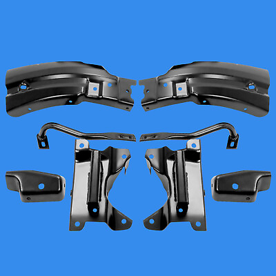 #ad Front Bumper Mounting Support Brace Bracket 8pc Kit For Silverado 1500 2007 2013 $109.90