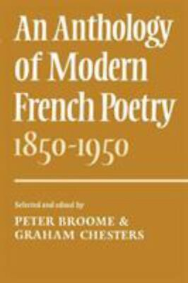 #ad An Anthology of Modern French Poetry 1850 1950 $5.58