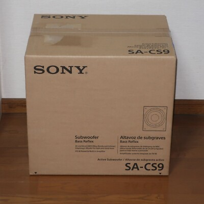 #ad Sony SA CS9 115 Watt 10quot; Foamed Active Amplified Subwoofer 28 200 Hz AC 100V New $269.70