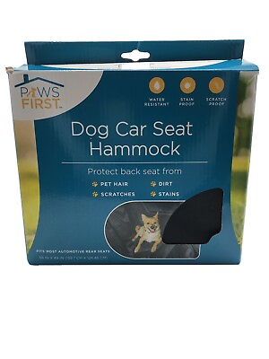 #ad Waterproof Dog Car Seat Cover Hammock Cat Pet SUV Van Back Rear Bench Pad New $11.00