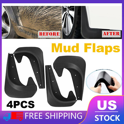 #ad 4PCS Car Mud Flaps Splash Guards for Front or Rear Auto Universal Accessories US $12.09