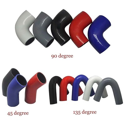 #ad 45 amp; 135 amp; 90 Degree Elbow Coupler Silicone Joiner Boost Intercooler Turbo Hose $16.90
